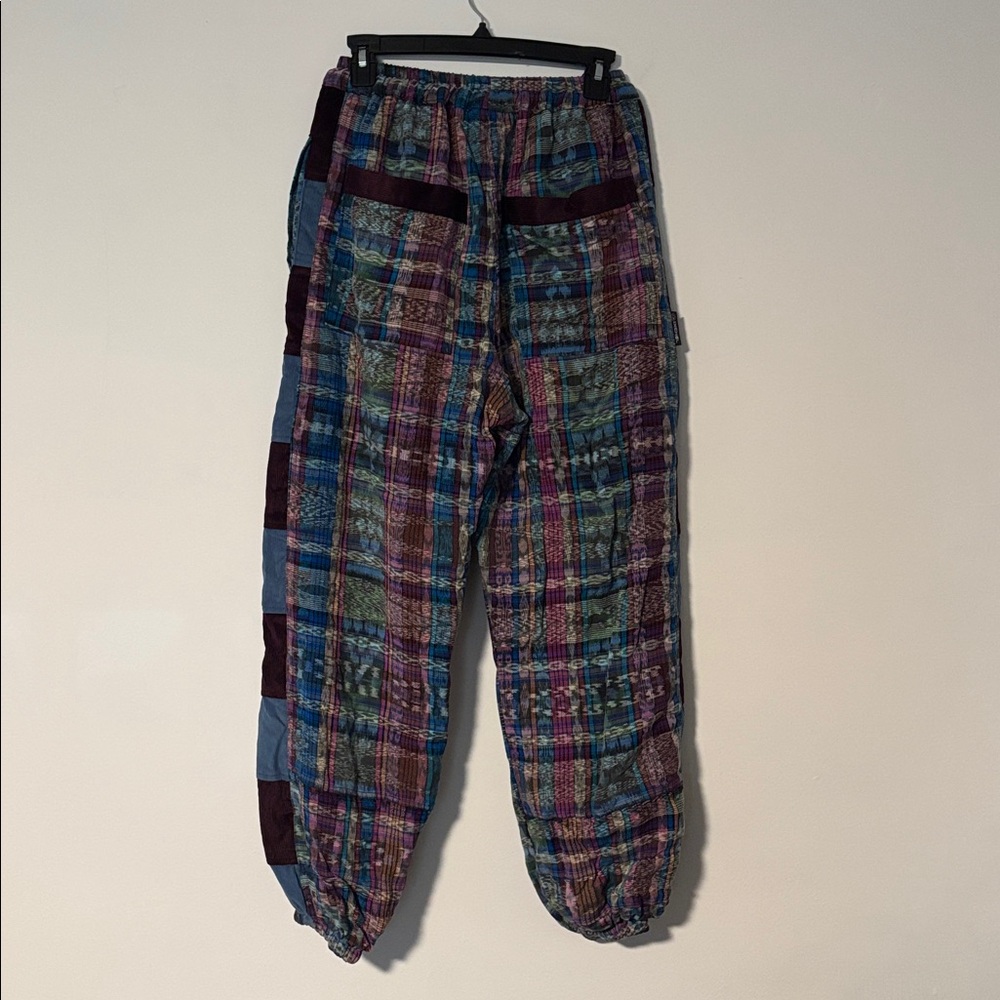 Ixchel Hippie Multicolor 100% cotton with fleece lining Men's Pants Sz M - Picture 7 of 8